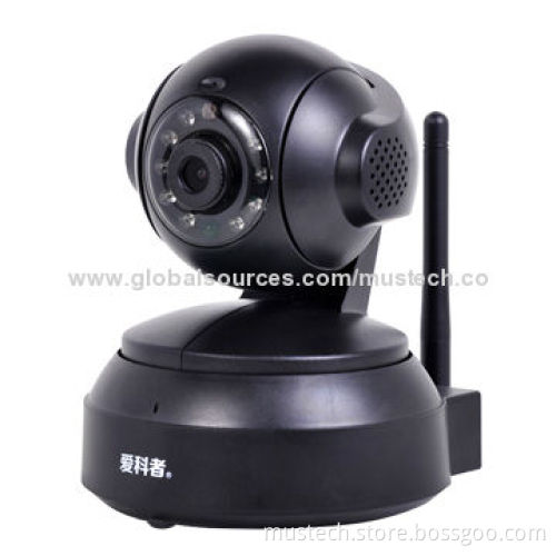 Wireless IP Camera with Night Vision, 60 Degrees Viewing AngleNew